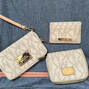 3 piece Michael Kors wallet - selling all together or individually